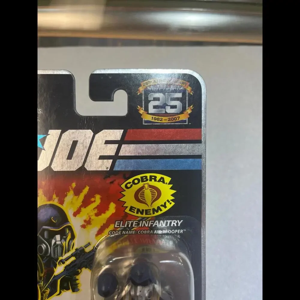 GI JOE 25th ANNIVERSARY‎ ELITE INFANTRY COBRA AIR TROOPER 3.75
